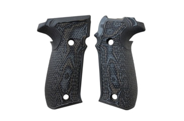 Image of Hogue SIG Sauer P226 Contour Classic Grip, Inverse Checkered, G10 Gmascus, Black/Grey, 20157
