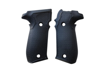 Image of Hogue SIG Sauer P226 Contour Classic Grip, Inverse Checkered, G10 Gmascus, Solid Black, 20159