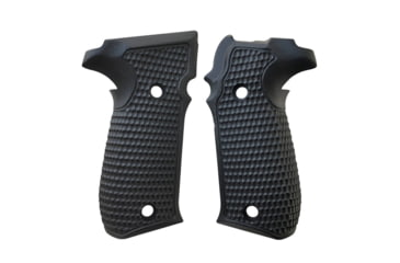 Image of Hogue SIG Sauer P226 Contour Classic Grip, Piranha, G10, Solid Black, 20129