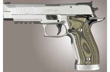 Image of HOGUE SIG Sauer P226 SAO X5 X6 Piranha Grip G10, G-Mascus Green, Green 33138