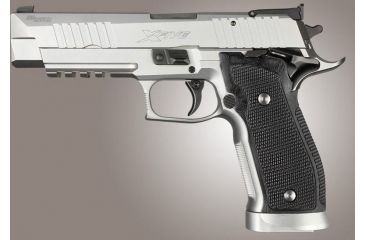 Image of HOGUE SIG Sauer P226 SAO X5 X6 Piranha Grip G10, Solid Black, Black 33139