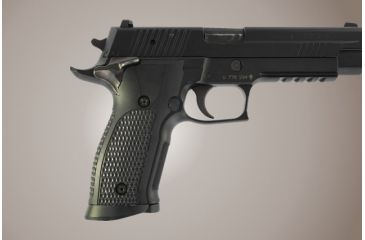 Image of Hogue SIG Sauer P226 SAO X5 X6 Piranha Grip G-10 - Solid Black 27129
