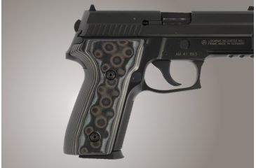 Image of Hogue SIG Sauer P228 P229 DAK G-10 - G-Mascus Black/Gray 28147-BLKGRY