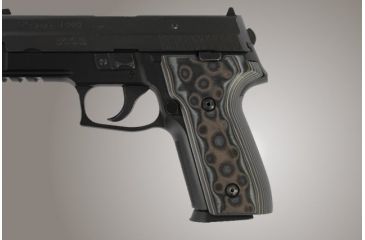 Image of Hogue SIG Sauer P228 P229 DAK G-10 - G-Mascus Black/Gray 28147-BLKGRY