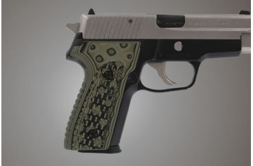 Image of Hogue SIG Sauer P228 P229 Chain Link G-10 - G-Mascus Green 28118