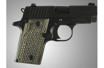 Image of Hogue SIG Sauer P238 Piranha Grip G-10 - G-Mascus Green 38138