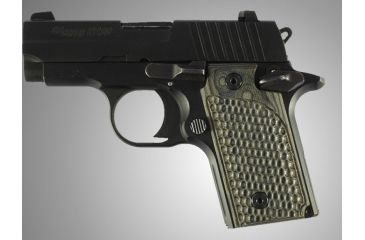 Image of Hogue SIG Sauer P238 Piranha Grip G-10 - G-Mascus Green 38138