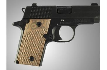 Image of Hogue SIG Sauer P238 Piranha Grip G-10 - G-Mascus Tan 38137-TAN