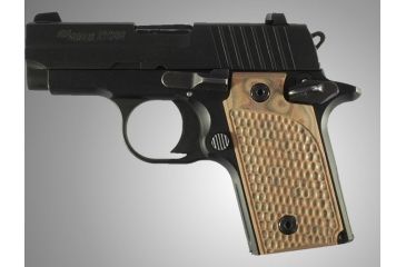 Image of Hogue SIG Sauer P238 Piranha Grip G-10 - G-Mascus Tan 38137-TAN