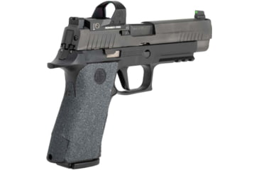 Image of Hogue Wrapter Adhesive Grip For Sig Sauer P320, Medium Grip Module Full Size, Grit Black, 17639