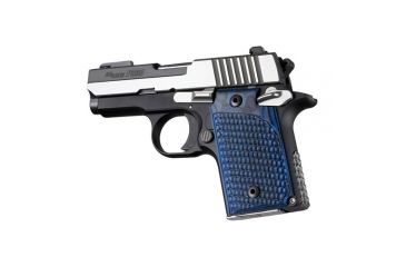 Image of SIG Sauer P938 Ambi Piranha Grip G10 - G-Mascus Blue Lava
