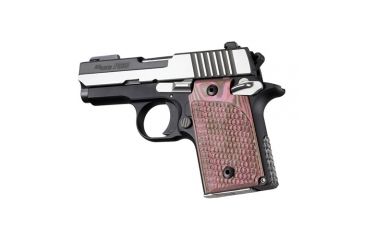 Image of SIG Sauer P938 Ambi Piranha Grip G10 - G-Mascus Pink Lava