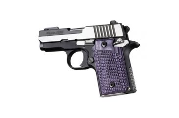 Image of SIG Sauer P938 Ambi Piranha Grip G10 - G-Mascus Purple Lava
