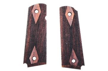 Image of Hogue Wood Grip Panel Colt Government 1911 Reproduction Models Rosewood 45911