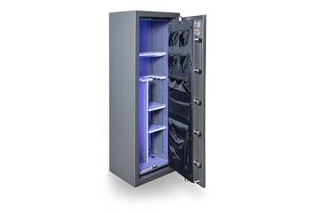 Image of Hollon Safe Hollon BHS-12E Black Hawk Gun Safe, Gray, Large BHS-12E
