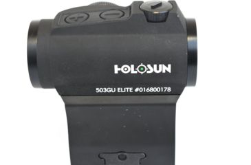 Image of Holosun Elite Green 2MOA Dot / 65MOA Ring Micro Dot Sight , Black, HE503GU Elite