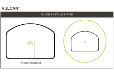 Image of Holosun HE507C-X2 Pistol Green Dot Sight, 10 MOA ACSS Vulcan Reticle, Hardcoat Anodized, Black, HE507C-GR-X2-ACSS