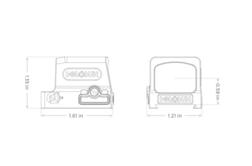 Image of Holosun Holosun HE509T-GR Red Dot Reflex Sight, 1x, Green 2 MOA Dot/ 32 MOA Circle Reticles, Titanium, Black, HE509T-GR