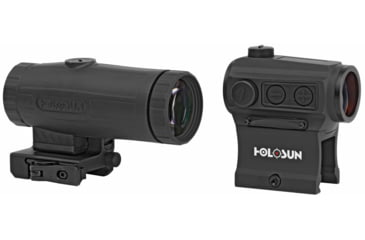 Image of Holosun HS403C 3x28mm Micro Red Dot And HM3X Magnifier Combo Pack, Black, HS403C+HM3X