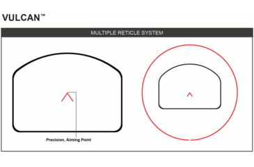 Image of Holosun HS507C-X2 Pistol Red Dot Sight, ACSS Vulcan Reticle, 7075-T6 Aluminum, Black, HS507C-X2-ACSS