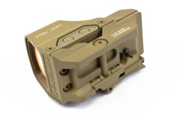 Image of Holosun HS510C 1x Open Reflex Sight, Green 2 MOA dot 65 MOA Circle Reticle, Flat Dark Earth, HS510C-FDE-G