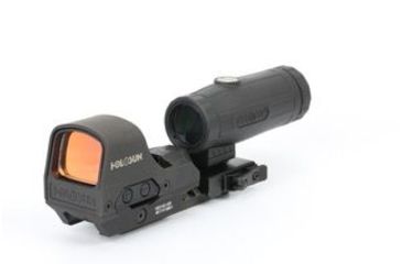 Image of Holosun HS510C Open Reflex Circle Dot Sight w/HM3X Magnifier Combo, Black, HS510C &amp; HM3X COMBO