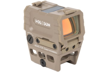 Image of Holosun OPMOD AEMS Red Dot Sight, Green MRS, 2 MOA Dot, Flat Dark Earth, AEMS 221311