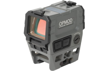 Image of Holosun OPMOD AEMS Reflex Red Dot Sight, Green 2 MOA Dot and 65MOA Circle, Wolf Gray