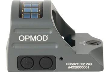 Image of Holosun OPMOD HS507C-X2 Reflex Red Dot Sight, Red 2 MOA Dot and 32 MOA Circle, Wolf Gray, HS507C-X2 WG