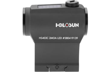 Image of Holosun Paralow Red Dot Sight, 2 MOA Dot Reticle, Black, HS403C