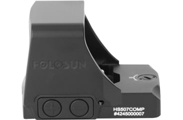 Image of Holosun Ronin 507COMP 1x1.1 Reflex Green Dot Sight, Competition Reticle, Black, RONIN-HE507COMP-GR