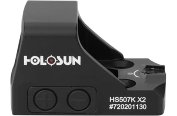 Image of Holosun Sub-compact HS507K-X2 Dot Red Dot Sight, 1x, 2 MOA, Black, HS507K-X2