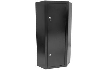 Image of Homak Corner Gun Cabinet - Black