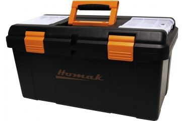 Image of Homak 23in Plastic Tool box w/ Tray &amp; Dividers BK00122006
