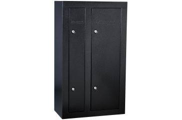 Image of Homak 8 Gun Cabinet Double Door - Black