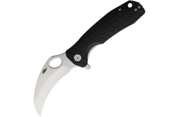 Image of Honey Badger Knives Claw Linerlock Folding Knife, 3.38 satin finish 8Cr13MoV stainless blade, Black textured GRN handle, HB1101