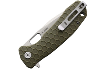 Image of Honey Badger Knives Large Linerlock Tanto Green