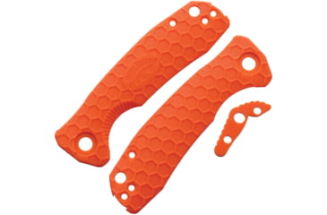 Image of Honey Badger Knives Small Linerlock Handle Orange