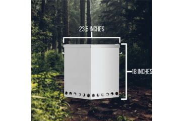 Image of Hot Ash Rambler Full Size Fire Pit, Stainless Steel, STV-FIRE-PIT7