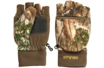 Image of Hot Shot Youth Pop-top Mitten Bulls-eye Insul Rtedg Lg/xl