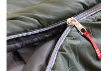 Image of Hotcore Fatboy 100 Rectangular Sleeping Bag, Forest Green, 93in x 42in, Fatboy 100