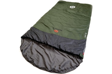 Image of Hotcore Fatboy 100 Rectangular Sleeping Bag, Forest Green, 93in x 42in, Fatboy 100