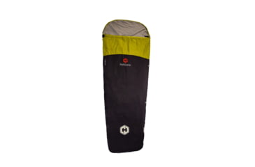 Image of Hotcore T-100 Tapered Sleeping Bag, Charcoal, 90in x 32in x 22in, T-100 CH