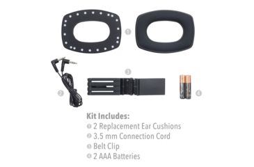 Image of Howard Leight Impact Sport Bolt Electronic Earmuff, Gray, One size fits most, R-02232