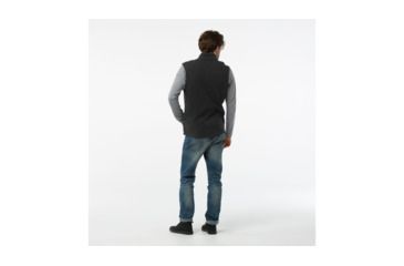 Image of Smartwool Hudson Trail Fleece Vest-Men's, Dark Charcoal, Extra Large, SW016214A53-XL