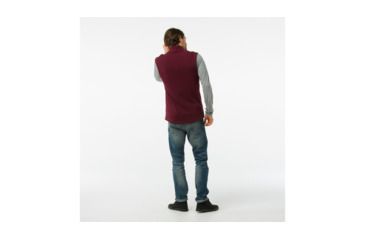 Image of Smartwool Hudson Trail Fleece Vest-Men's, Tibetan Red, Medium, SW016214A25-M
