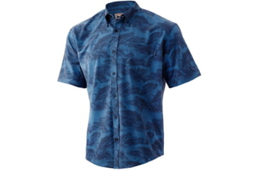 Image of HUK Performance Fishing KC Kona Covered Up Shirt - Mens, Titanium Blue, M, H1500127-428-M