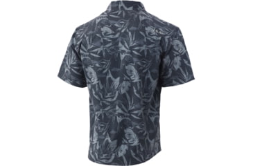 Image of HUK Performance Fishing Kona Ocean Palm Shirt - Men's, Volcanic Ash, M, H1500125-013-M