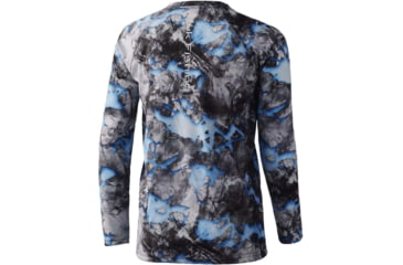 Image of HUK Performance Fishing Mossy Oak Pursuit Fracture L/S Shirt - Kids, Mossy Oak Lightning, YXL, H7120063-991-YXL