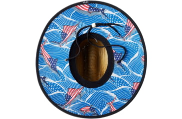 Image of HUK Performance Fishing Camo Patch Straw Hat - Mens, Americana, 1, H3000239-695-1